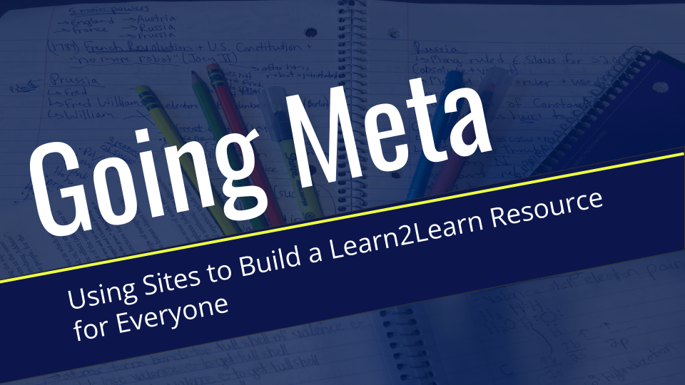Going Meta Title Slide